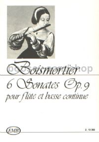 6 Sonatas Op. 9 - flute & piano