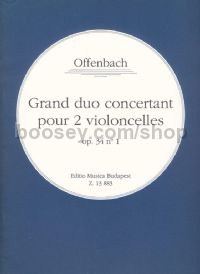 Grand duo concertant, op. 34 no. 1 - 2 cellos