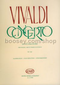 Concerto in G major, RV310 - violin & piano
