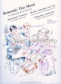 Romantic Trio Music for Beginners for string trio (score & parts)