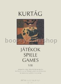 Játékok VIII (Games) for 2 pianos / piano 4-hands