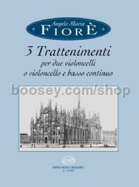 3 Trattenimenti - 2 cellos (or cello & piano) (score & parts)