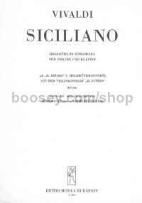Siciliano - violin & piano