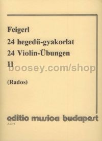 24 Violin-Übungen II - 2 violins