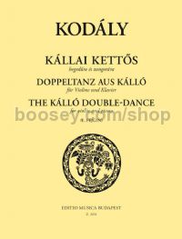 The Kálló Double-Dance for violin & piano