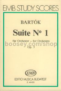Suite No. 1 - orchestra (study score)