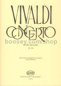 Concerto in D minor RV 394 - violin & piano