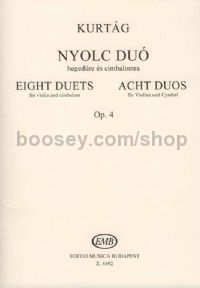 Eight Duets, op. 4 for violin & cimbalom