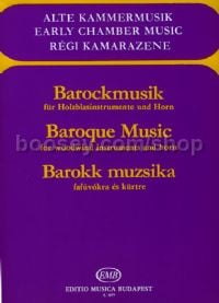Baroque Music for woodwind instruments & horn (score & parts)