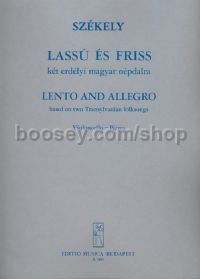 Lento and Allegro for cello & piano