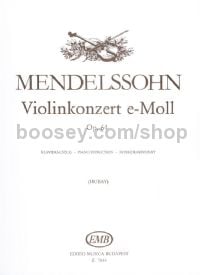 Violin Concerto in E minor, op. 64 - violin & piano