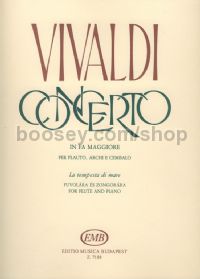 Concerto in F major 'La tempesta di mare', RV433 - flute & piano