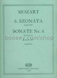 Sonata No. 6 in F major, K.189e - piano solo