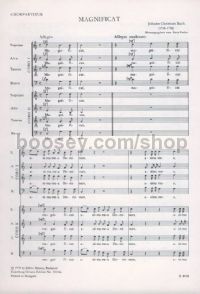 Magnificat - double chorus, orchestra & basso continuo (vocal score)