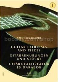 Guitar Exercises and Pieces, Vol. 1 for guitar solo