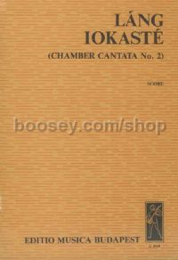 Iocasté for soprano, flute, clarinet, harp & string trio (score)