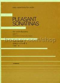 Pleasant Sonatinas Vol. 1 - violin & piano