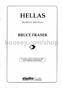 Hellas for Trombone and Piano (bass/treble clef)