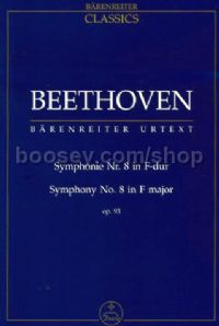 Symphony No. 8 in F major Op.93 (Study Score)