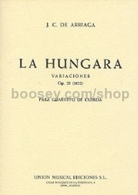 ARRIAGA LA HUNGARA VARRIACIONES Op. 23 (1822) Parts 