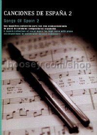 Songs of Spain 2 for high voice & piano